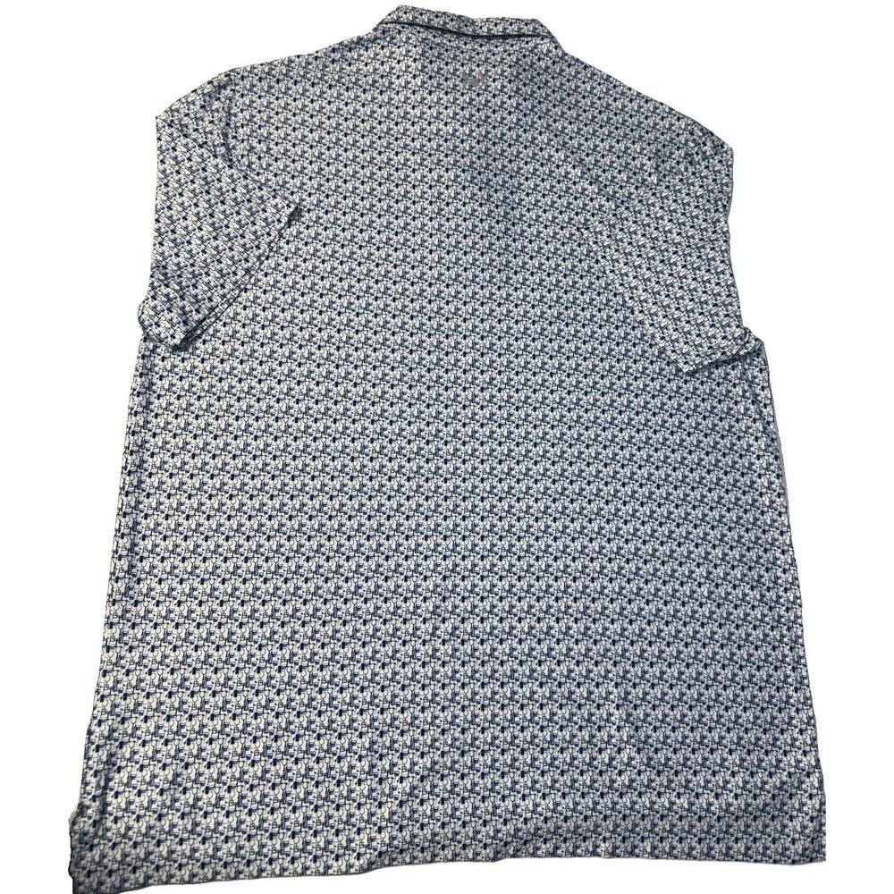 Hickey Freeman Golf Polo Mens XL Tall Performance Lightweight‎ Stretch Pattern - Picture 6 of 7